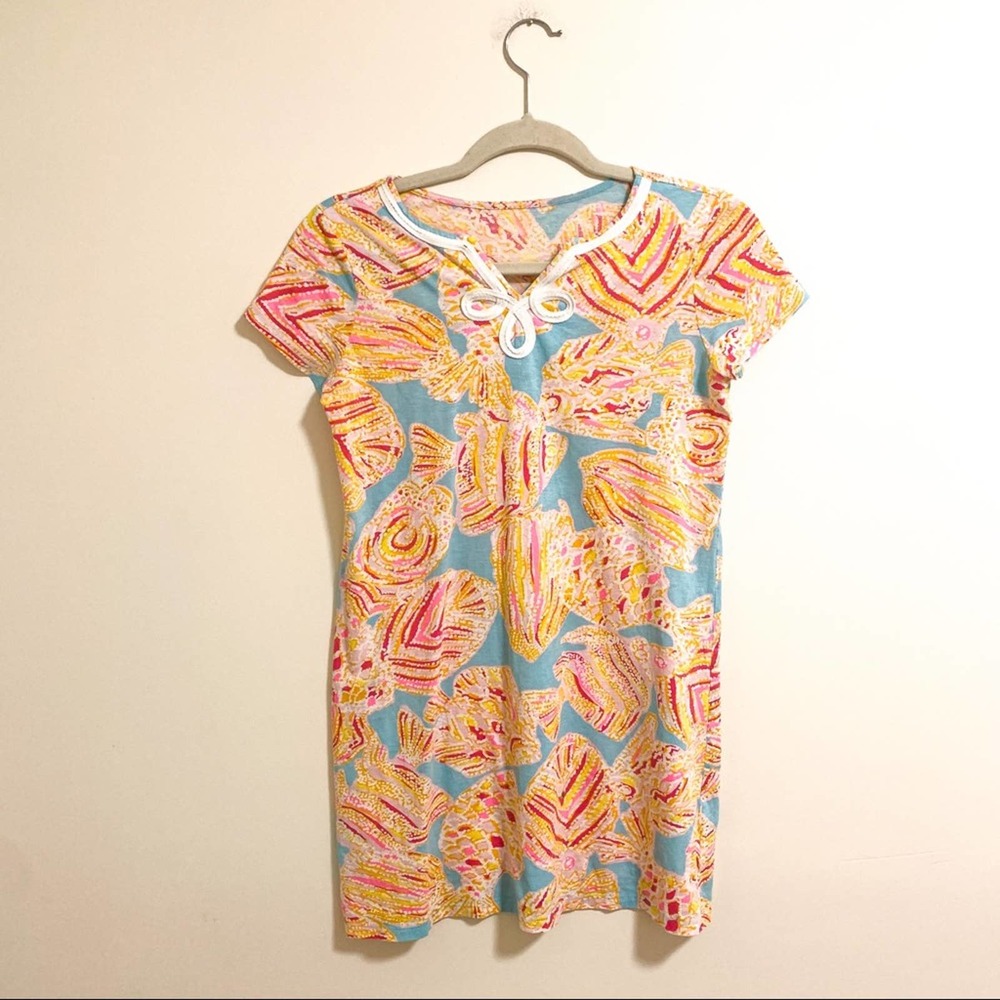Lilly Pulitzer Girls Size 12-14 Printed Cotton Dress
